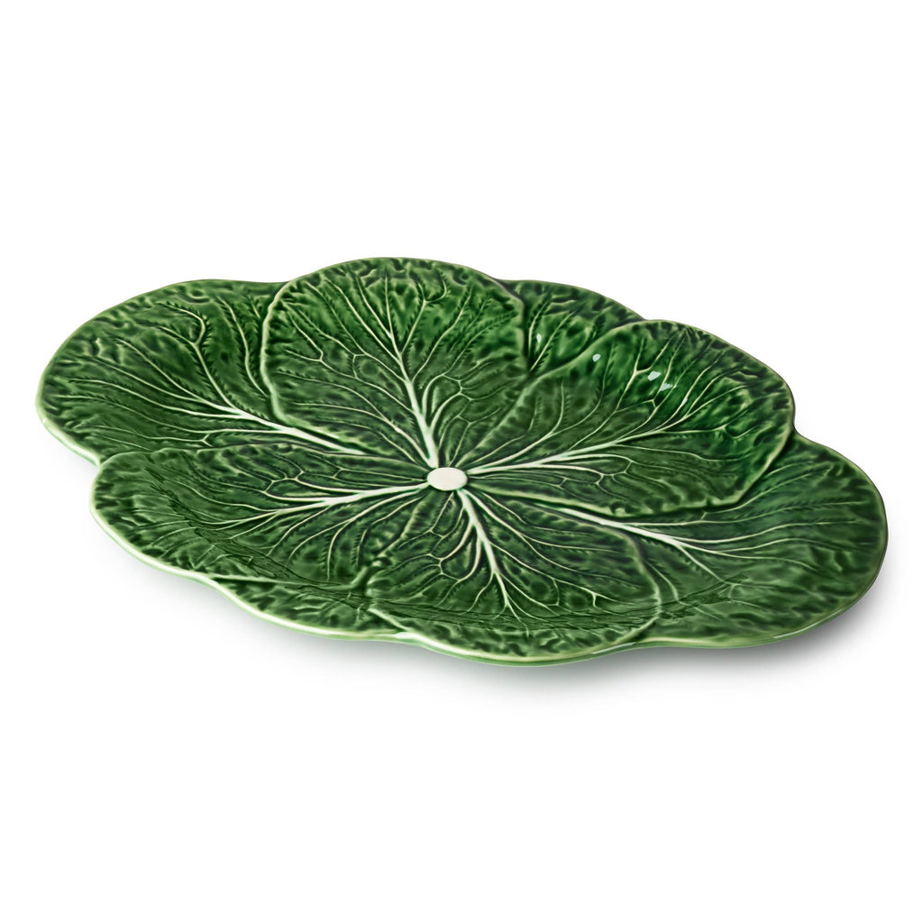 Le Jardin Cabbage Oval Platter 17in x 12.5in