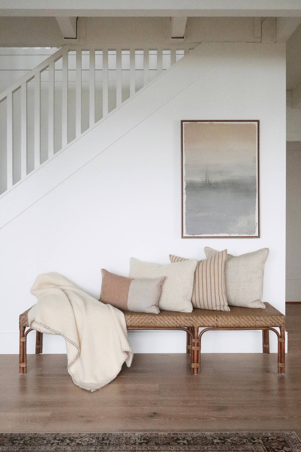 20x20 Silas Stripe Pillow - Ochre