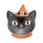 Vintage Witchy Cat Plate