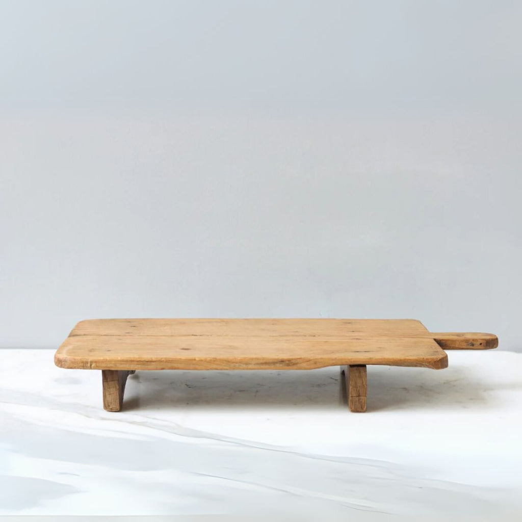 Found Footed Riser Board Tray – Rectangle, Small