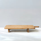 Found Footed Riser Board Tray – Rectangle, Small