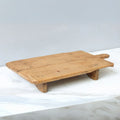 Found Footed Riser Board Tray – Rectangle, Small