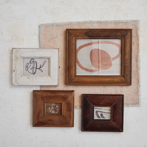 Found Wooden Photo Frame