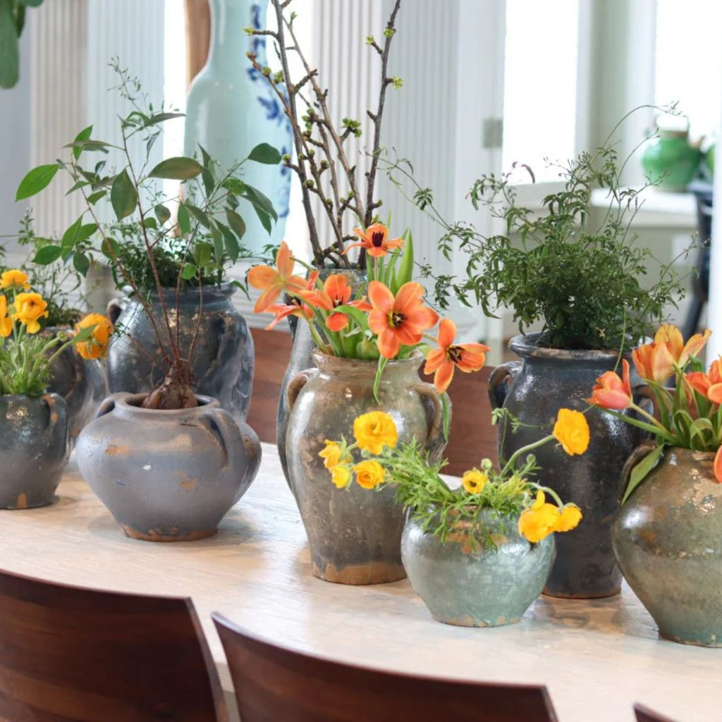 Found Amphora – Blue and Green Tones