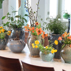 Found Amphora – Blue and Green Tones