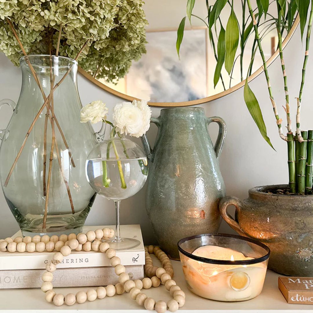 Found Amphora – Blue and Green Tones