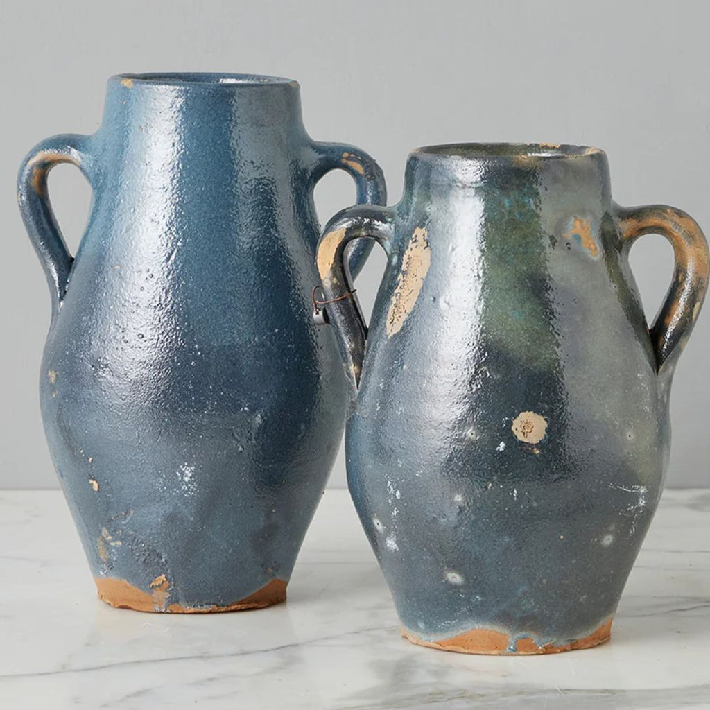 Found Amphora – Blue and Green Tones