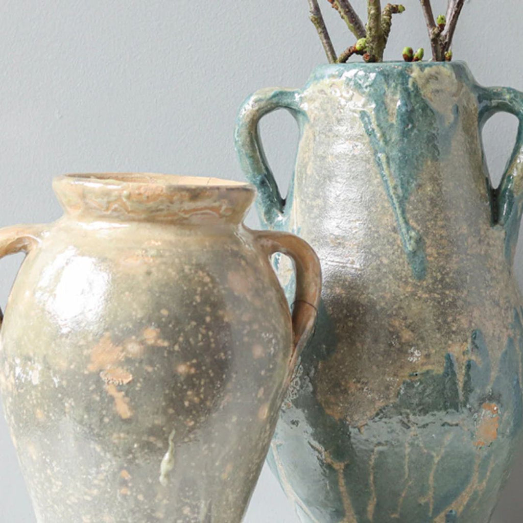 Found Amphora – Blue and Green Tones