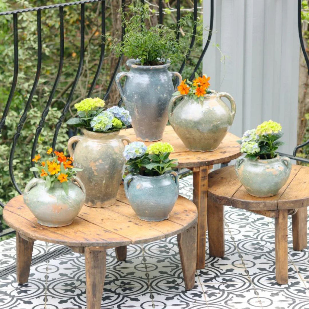 Found Amphora – Blue and Green Tones