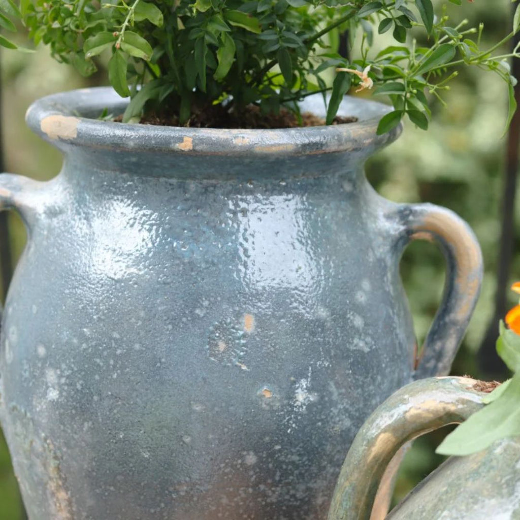 Found Amphora – Blue and Green Tones