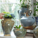 Found Amphora – Blue and Green Tones