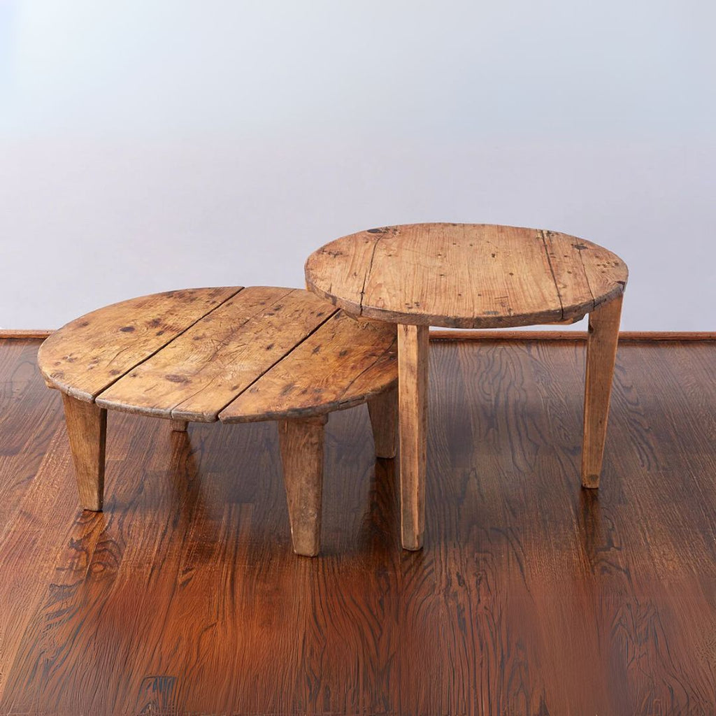 Found European Wine Tasting Table