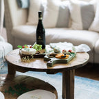 Found European Wine Tasting Table