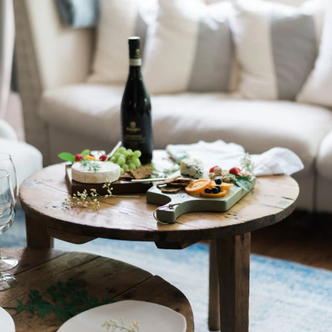 Found European Wine Tasting Table