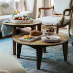 Found European Wine Tasting Table