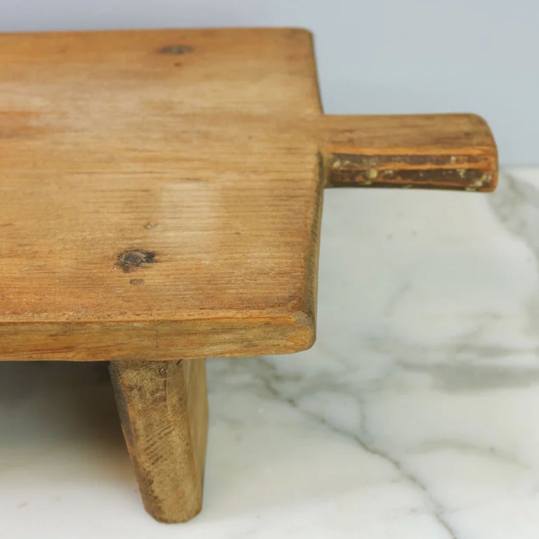 Large Found Rectangle Footed Board