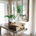 Large Found Rectangle Footed Board