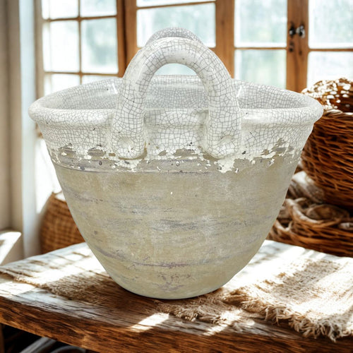 French Market Pot – Rustic Terra Cotta Planter