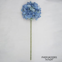 Garden Blue Hydrangea Single Stem Flower