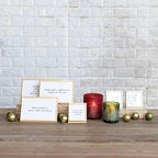 3" Glass Frame with Easel & Saying