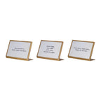 6" Glass Frame with Easel & Saying