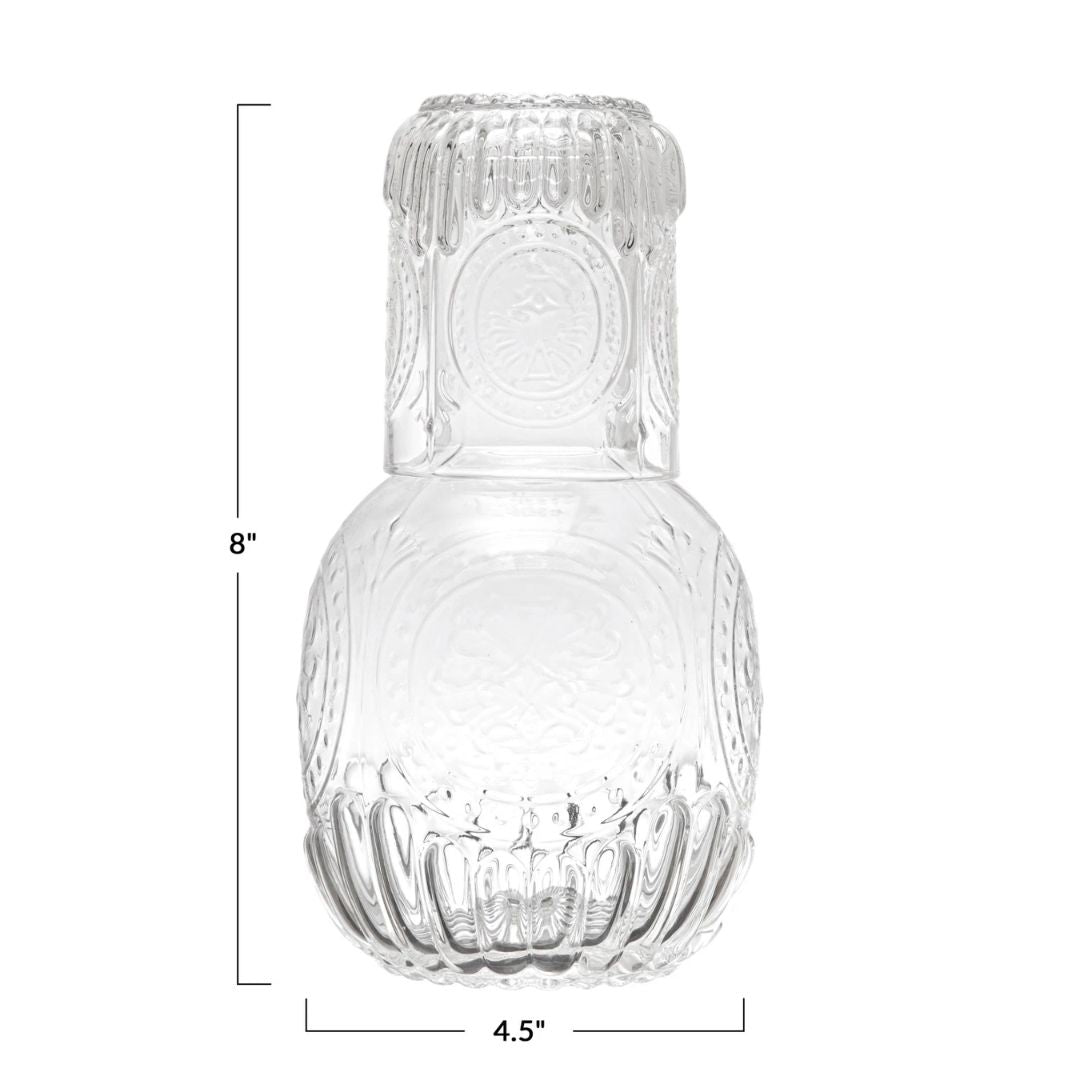 Glass Carafe with Glass