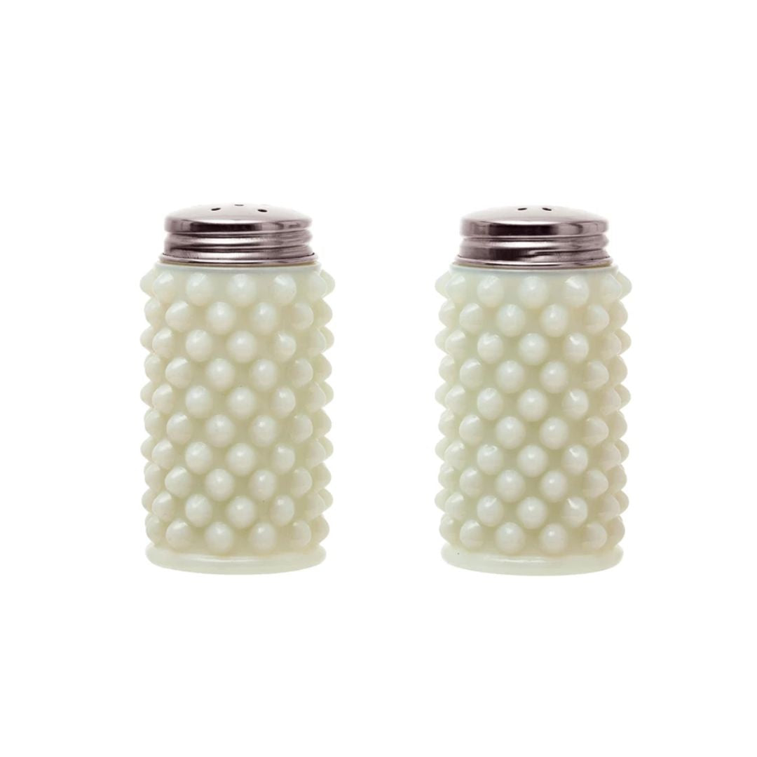 Glass Salt and Pepper Shaker Set