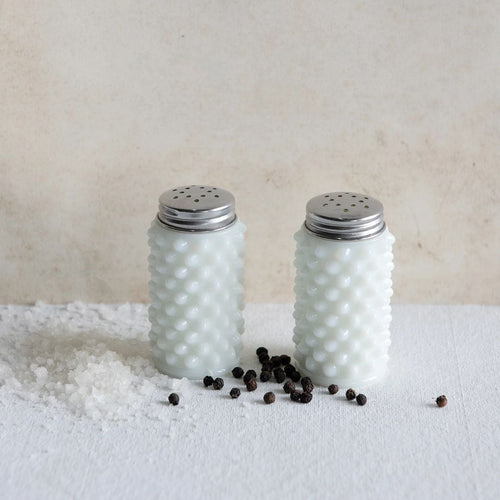 Glass Salt and Pepper Shaker Set