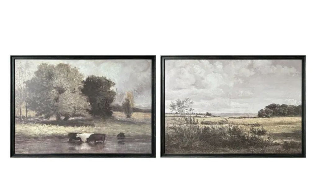 Grand Pastoral Framed Print - 2 Assorted Designs