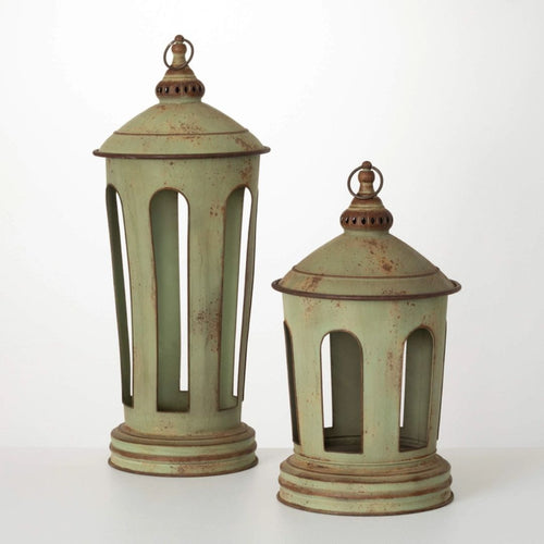 Green Gazebo Lantern - Small