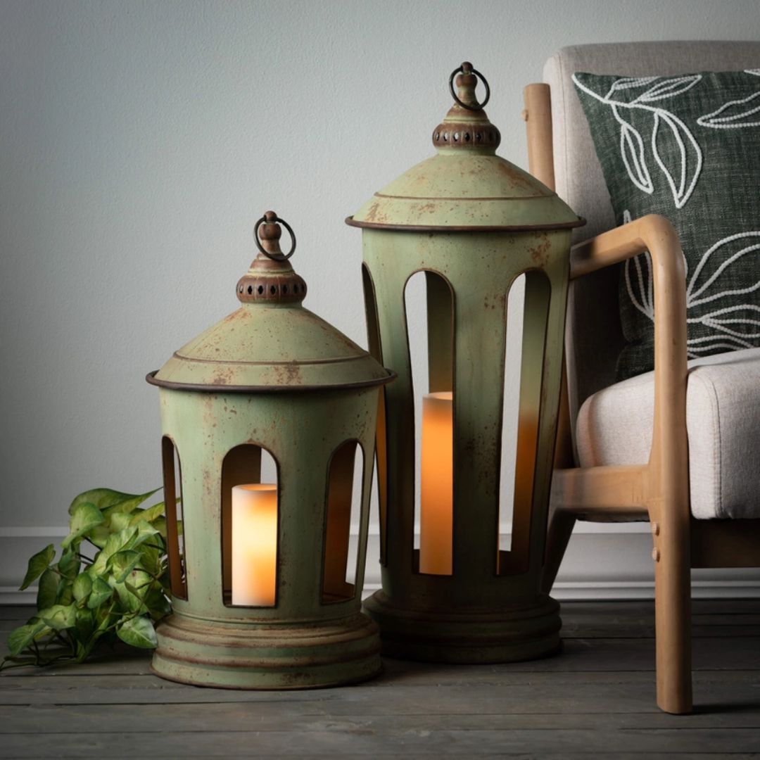 Green Gazebo Lantern - Small