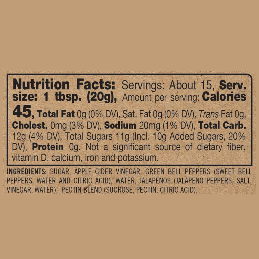Green Jalapeno Pepper Jelly - 9oz Jar