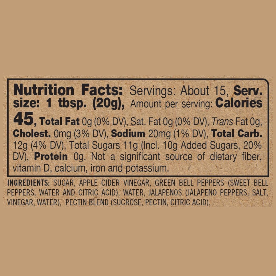 Green Jalapeno Pepper Jelly - 9oz Jar