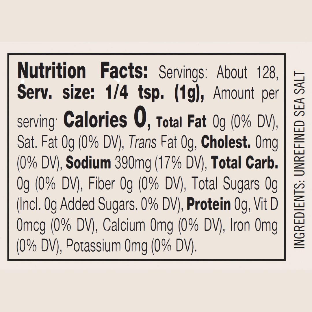 French Gray Sea Salt - Hand Harvested