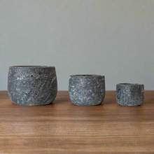 Grey Terra Cotta Planters - Set of 3