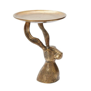 Halcyon Hare Stand – Antique Gold
