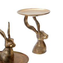 Halcyon Hare Stand – Antique Gold