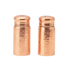 Hammered Salt and Pepper Shakers – Copper Finish