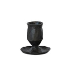 2.25" Hand-Forged Cast Iron Taper Candle Holder