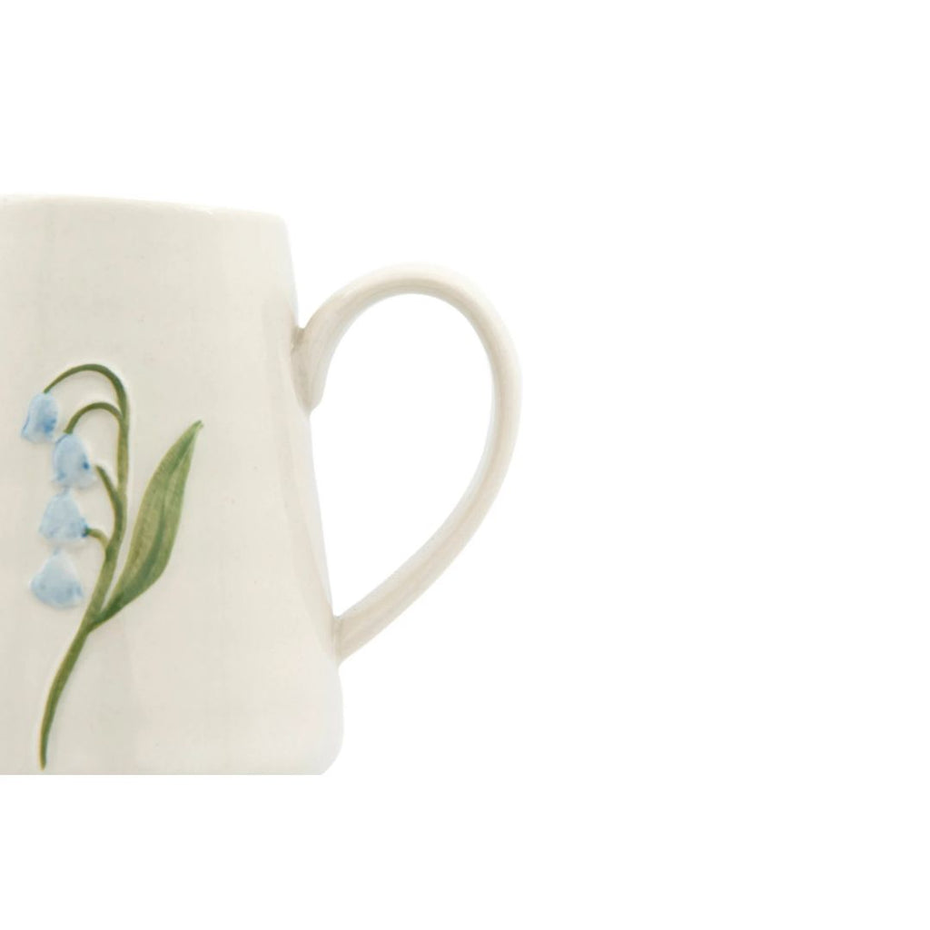 Hand Painted Embossed Creamer Mug