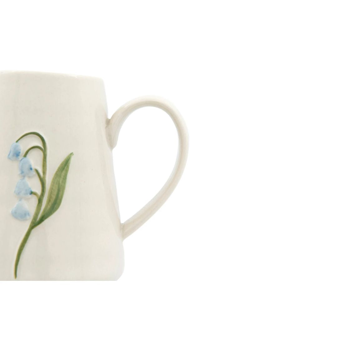 Hand Painted Embossed Creamer Mug