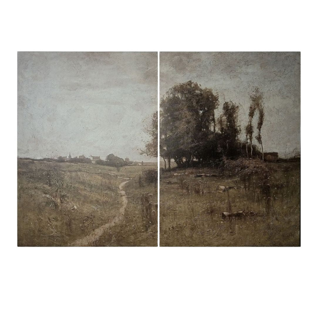 Heritage Trail Wall Decor Print - Set of 2