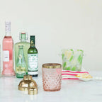 Stainless Steel & Hand-Blown Glass Hobnail Cocktail Shaker - 14oz