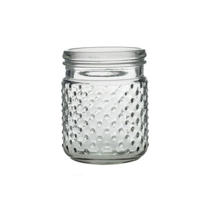 Hobnail Jar – Clear (Available in 3 Sizes)