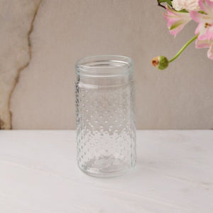 Hobnail Jar – Clear (Available in 3 Sizes)