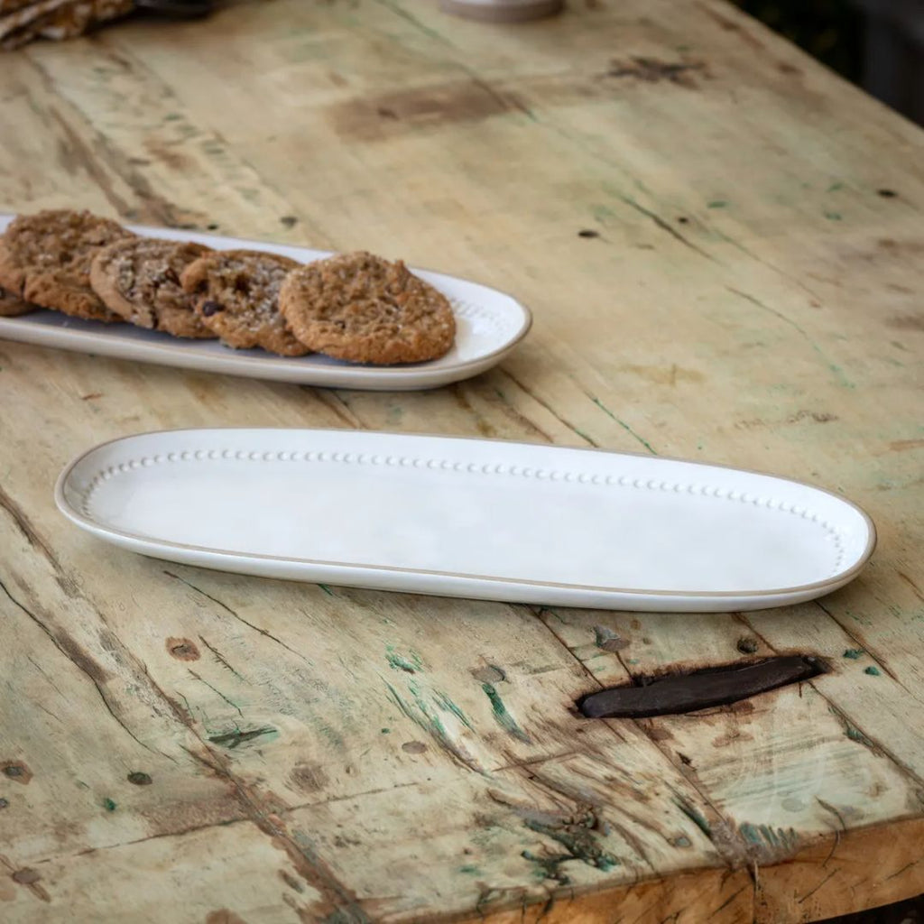 Isabella White Serving Platter