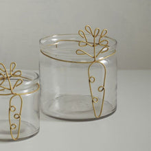 Karato Pots – Clear and Gold (Available in 2 Sizes)