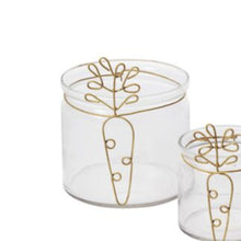 Karato Pots – Clear and Gold (Available in 2 Sizes)
