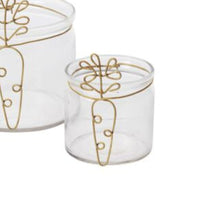 Karato Pots – Clear and Gold (Available in 2 Sizes)
