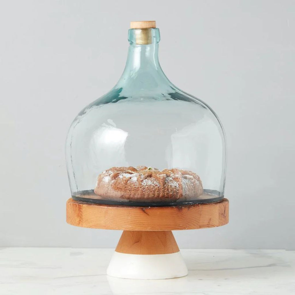 Demijohn Recycled Glass Cloche – Large